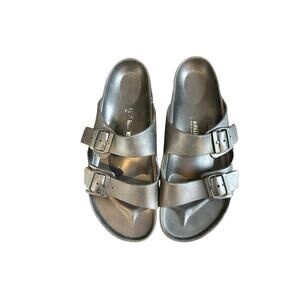 Birkenstock Men's Black EVA Arizona Essentials Slip On Sandals Size 13 - 13 1/2